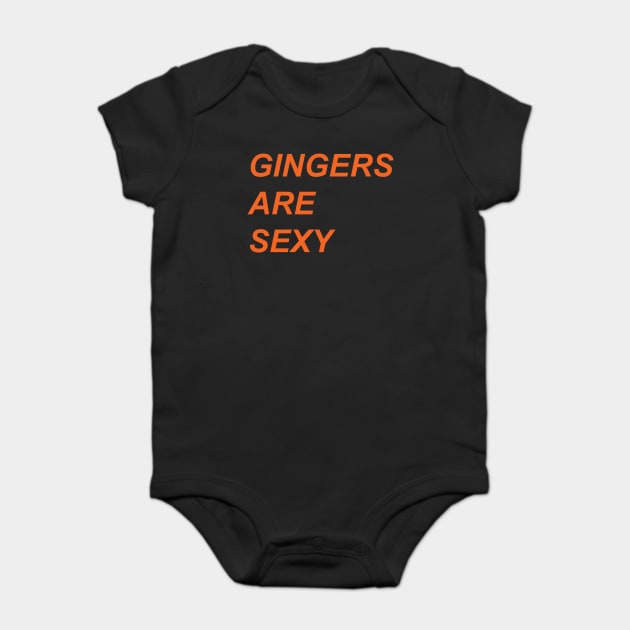 Gingers... Baby Bodysuit by old_school_designs